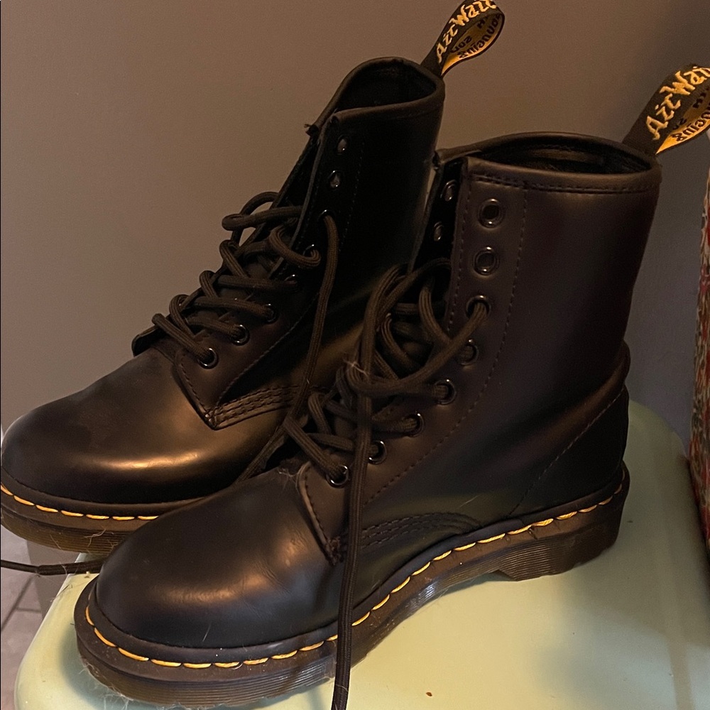 Dr. Martens Black Lace Up Boots